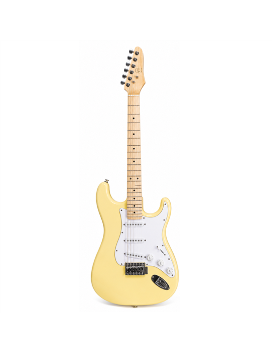 Guitarra Eléctrica Bones California Series B-SSS Yellow