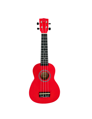Ukelele Soprano Bones School BSRD Rojo