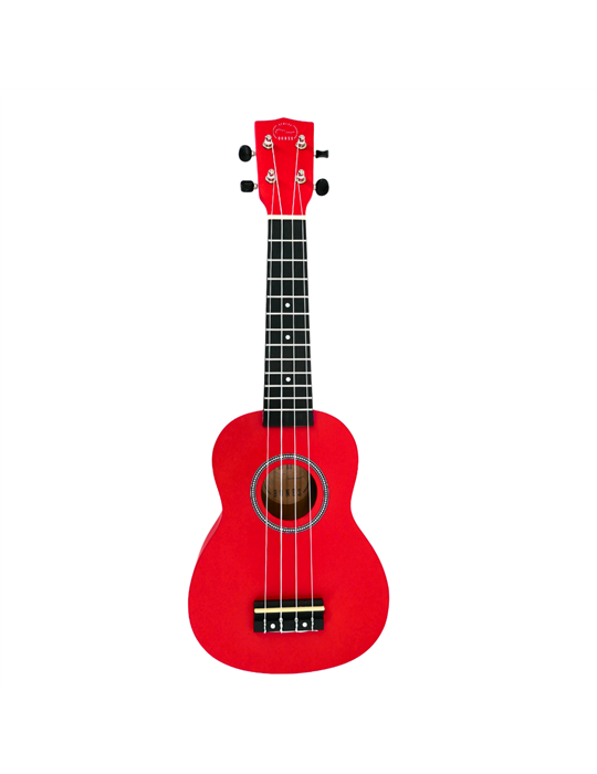 Ukelele Soprano Bones School BSRD Rojo