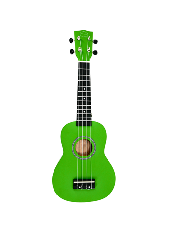 Ukelele Soprano Bones School BSGR Verde