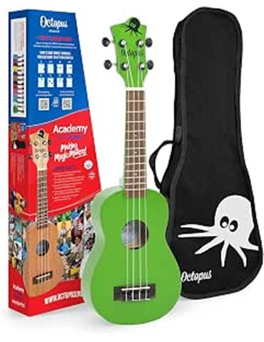Ukelele Soprano Octopus UK-205GRS Verde