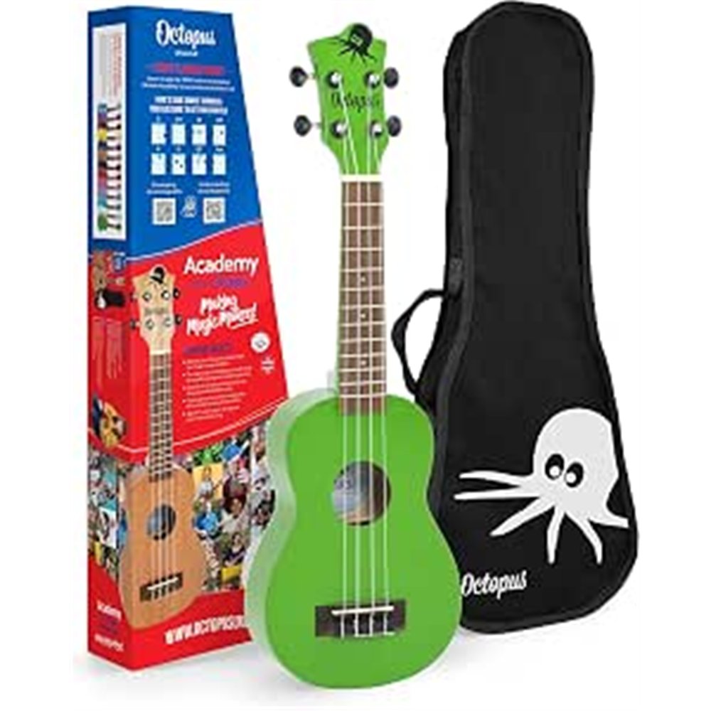 Ukelele Soprano Octopus UK-205GRS Verde