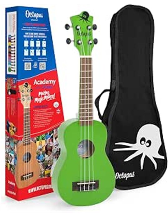 Ukelele Soprano Octopus UK-205GRS Verde