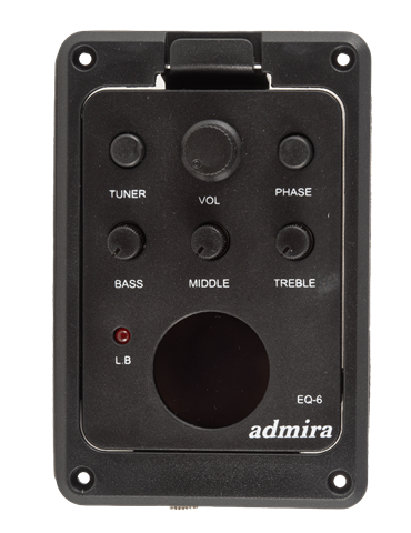 GUITARRA CLÁSICA ADMIRA LUNA SERIE ESTUDIO CUTAWAY ELECTRIFICADA EQ6