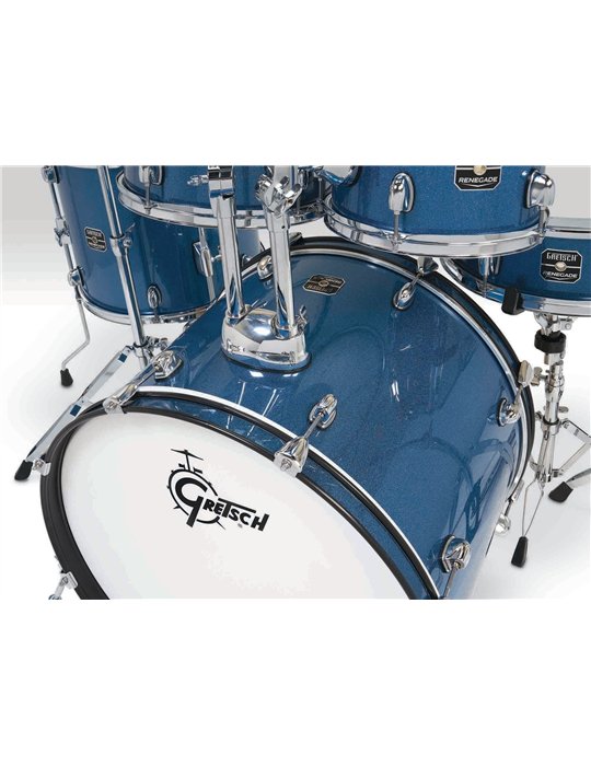 Drum set RenegadeBlue Sparkle