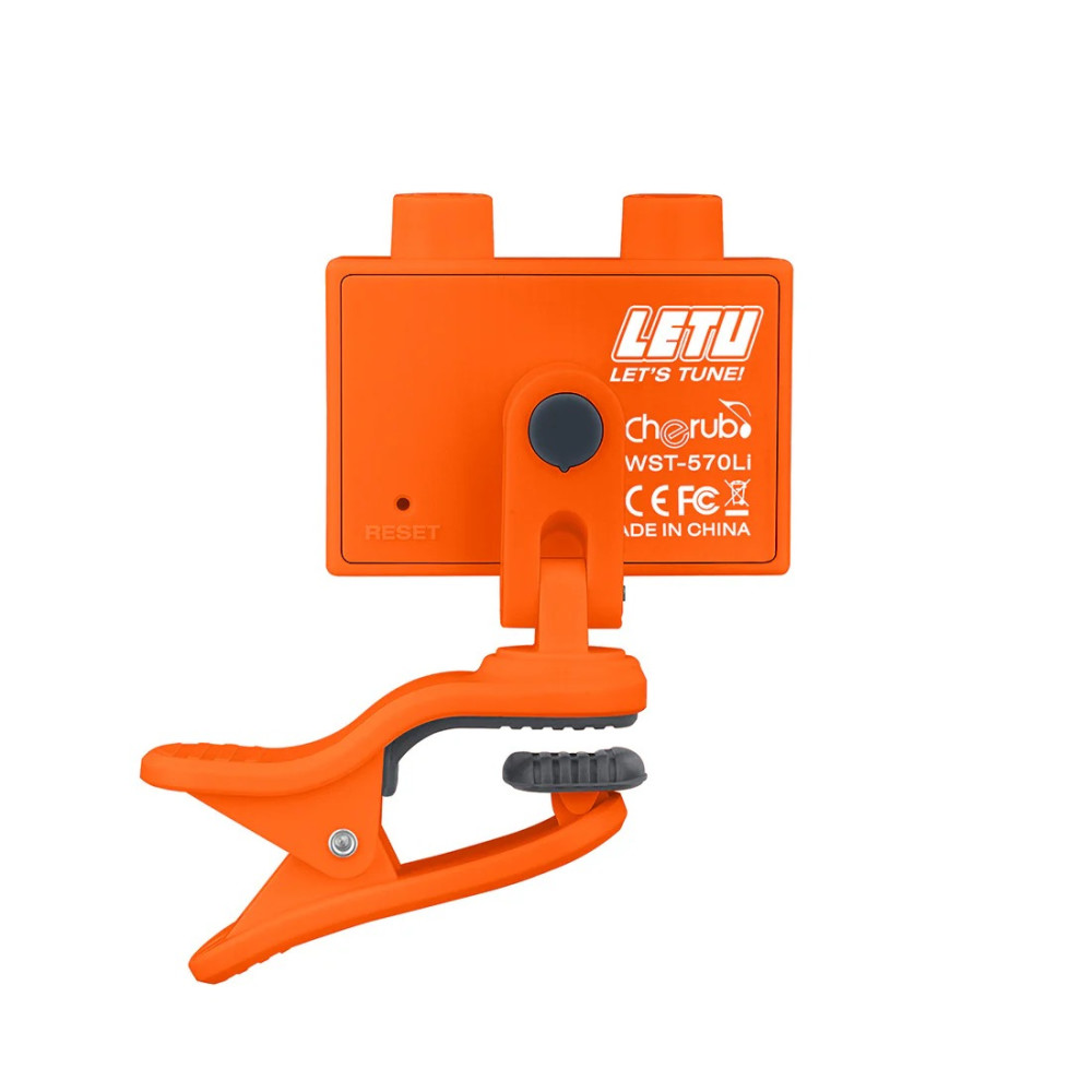 Afinador Cherub WST-570LI Pinza Naranja
