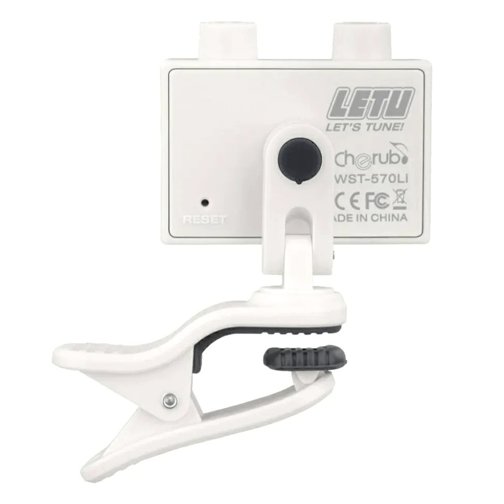 Afinador Cherub WST-570LI Pinza Blanco