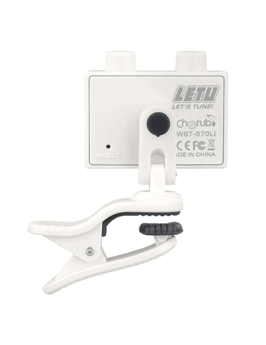 Afinador Cherub WST-570LI Pinza Blanco