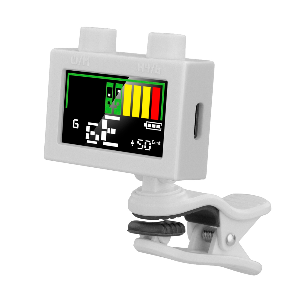 Afinador Cherub WST-570LI Pinza Blanco