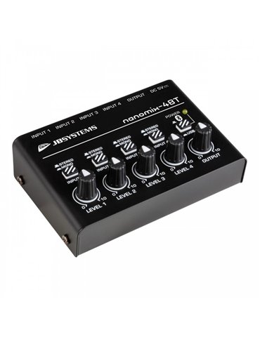 NANOMIX-4BT MINI MEZCLADOR 4 IN / BLUETOOTH JB SYS