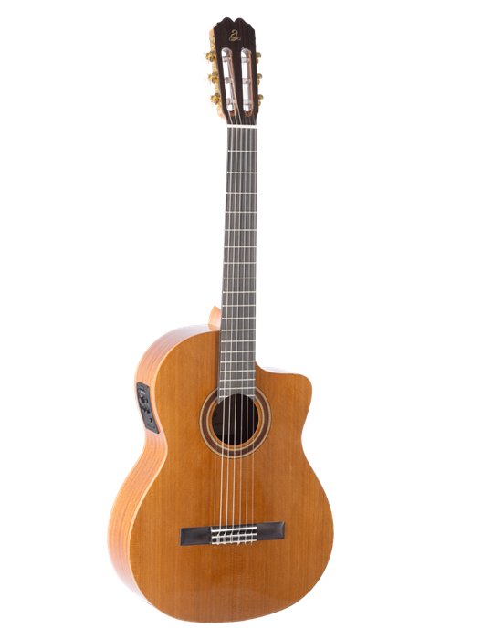 GUITARRA CLÁSICA ADMIRA GRANADA ELECTRIFICADA FISHMAN CUTAWAY SERIE CONSERVATORIO