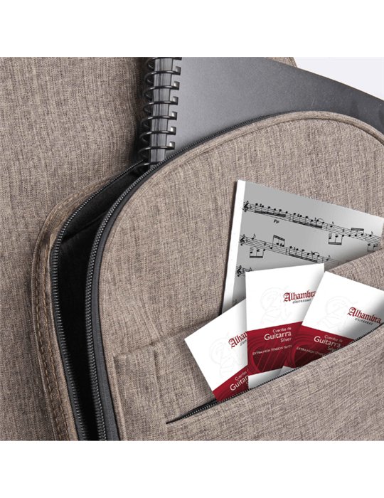 ALHAMBRA ALHA9738 Funda Alhambra Lux 25 mm para Guitarra Clásica