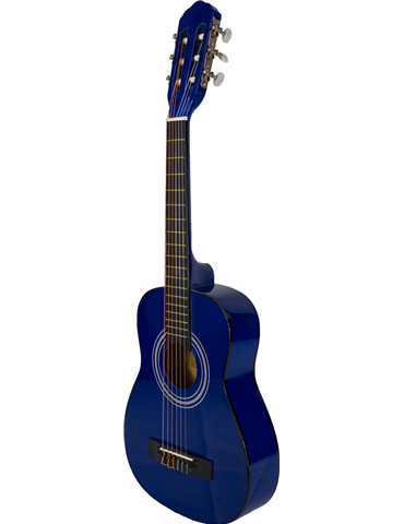 GUITARRA CLÁSICA ROCÍO C16 (3/4) TAMAÑO CADETE 90 CMS AZUL