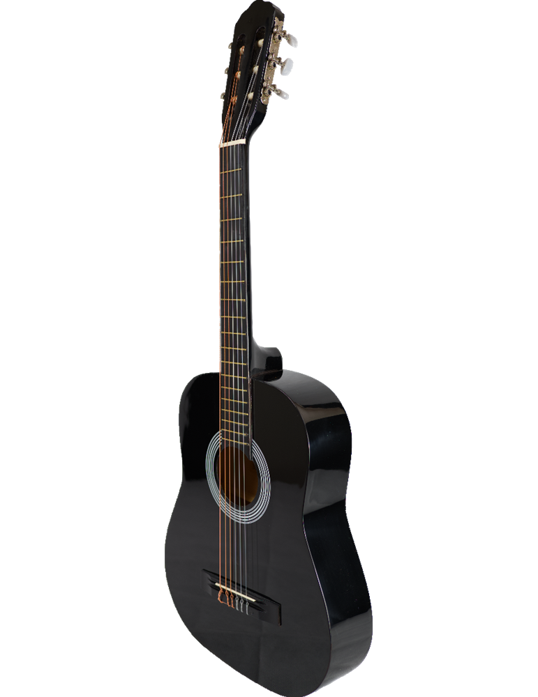 GUITARRA CLÁSICA ROCÍO C16 (3/4) TAMAÑO CADETE 90 CMS NEGRO