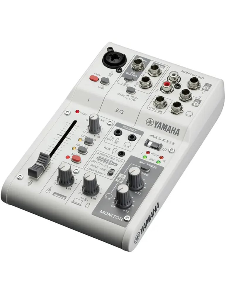 YAMAHA AG03MK2W Mezclador de 3 canales