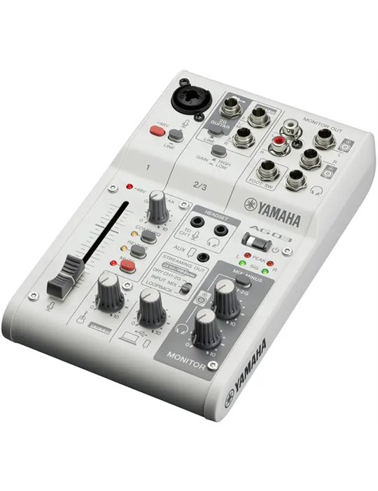 YAMAHA AG03MK2W Mezclador de 3 canales