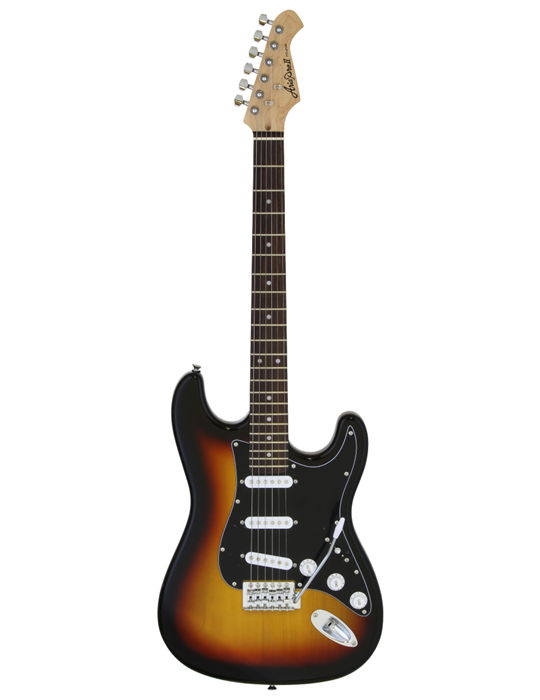 GUITARRA ELÉCTRICA ARIA TIPO STRATOCASTER SOMBREADA