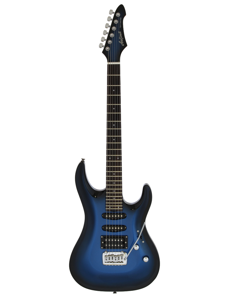 GUITARRA ARIA MAC-STD AZUL METALIZADO