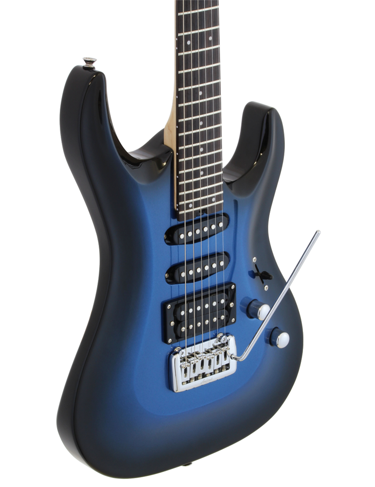 GUITARRA ARIA MAC-STD AZUL METALIZADO