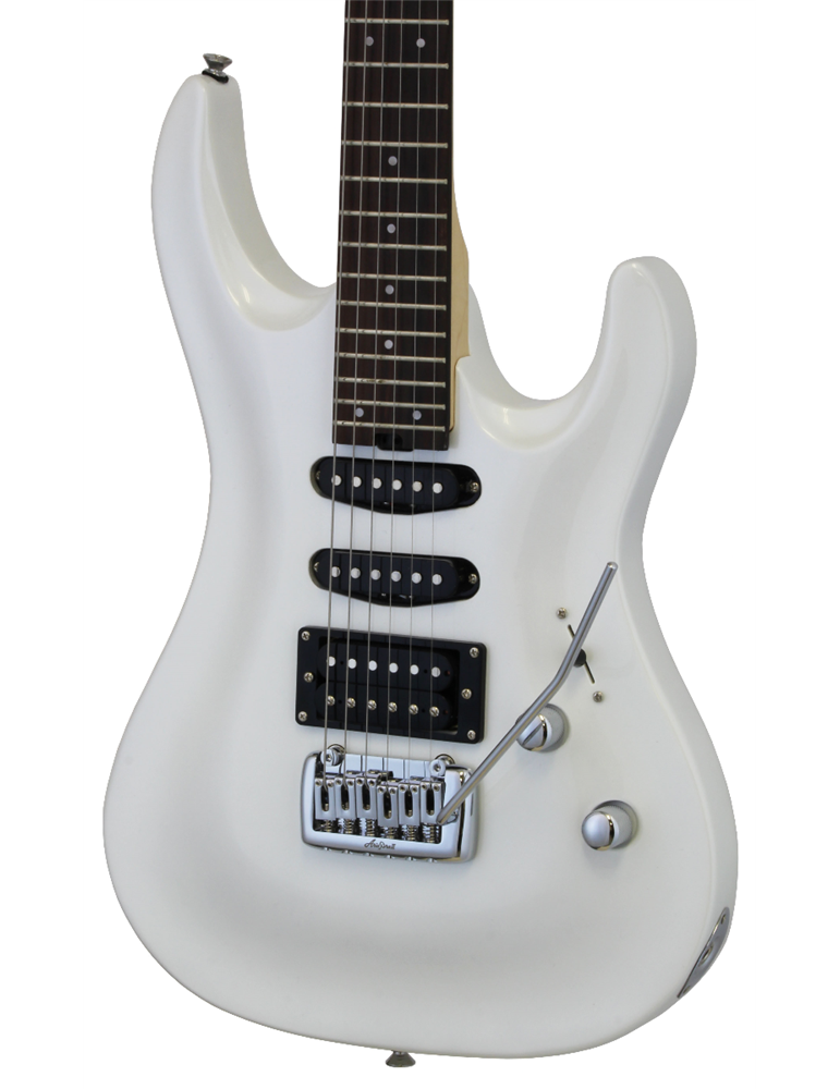 GUITARRA ARIA MAC-STD BLANCO METALIZADO