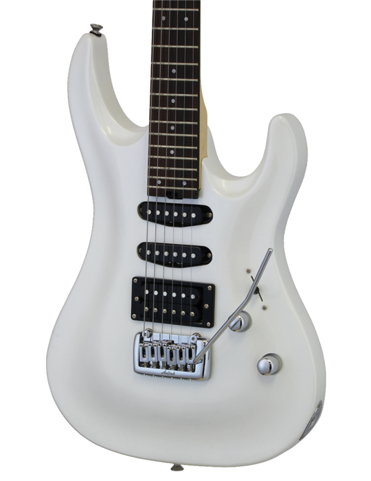 GUITARRA ARIA MAC-STD BLANCO METALIZADO