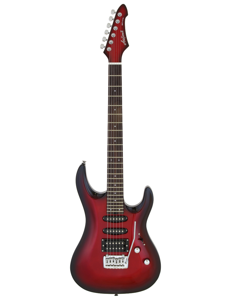 GUITARRA ARIA MAC-STD ROJO METALIZADO