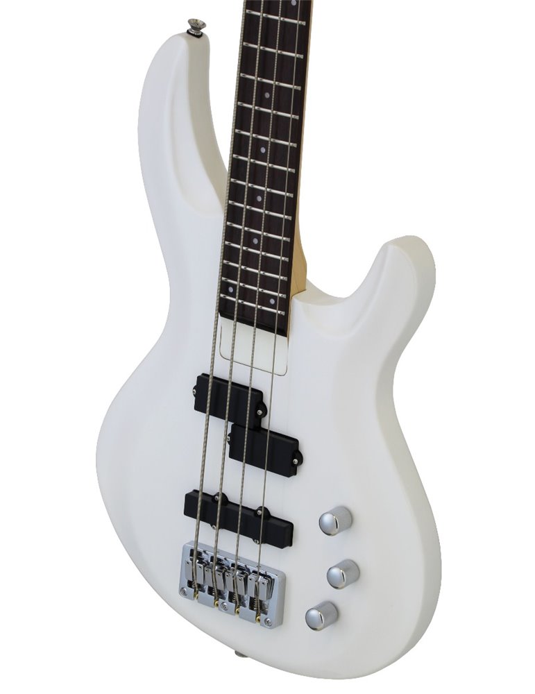 BAJO ELÉCTRICO ARIA IGB-STD BLANCO