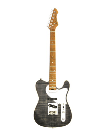 GUITARRA ELÉCTRICA ARIA TC 615-MK2-NASHVILLE NEGRO DIAMANTE TRANSLÚCIDO