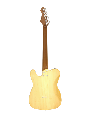 GUITARRA ELÉCTRICA ARIA TC 615-MK2-NASHVILLE NEGRO DIAMANTE TRANSLÚCIDO 2