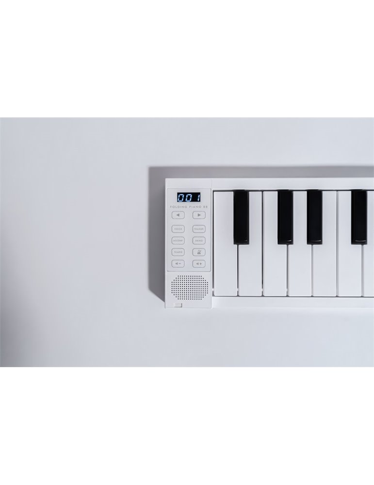 CARRY-ON-FP88 - KEY FOLDING PIANO - BLANCO