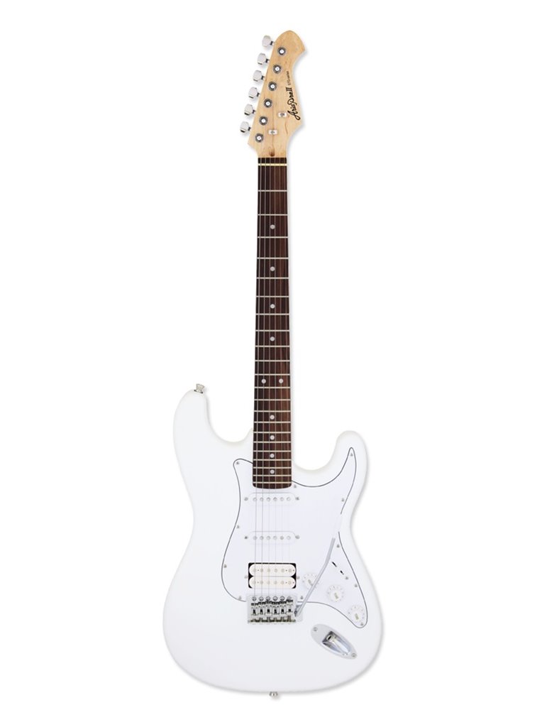 GUITARRA ELÉCTRICA ARIA SERIE STG-004 BLANCA