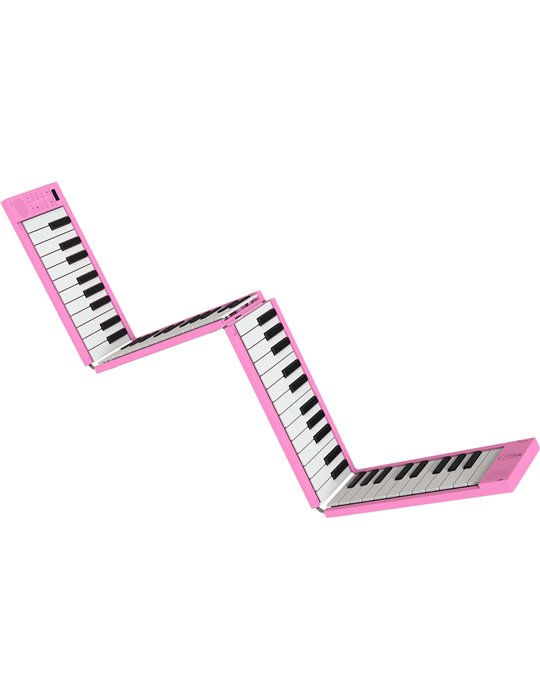 CARRY-ON-FP88-PK - KEY FOLDING PIANO - ROSA