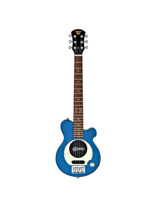 GUITARRA ELÉCTRICA ARIA PIGNOSE DE VIAJE AZUL