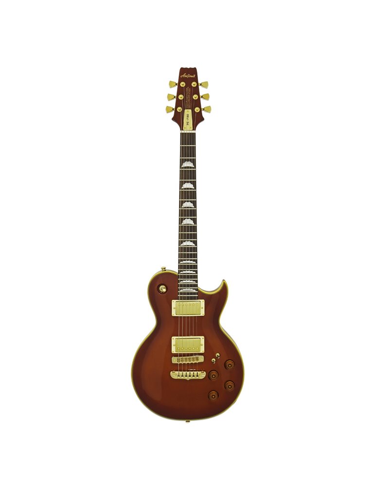 GUITARRA ELÉCTRICA ARIA PE MARRÓN