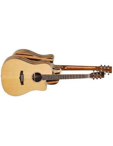 GUITARRA ACÚSTICA TANGLEWOOD TWJDCE CUTAWAY DREADNOUGHT 2