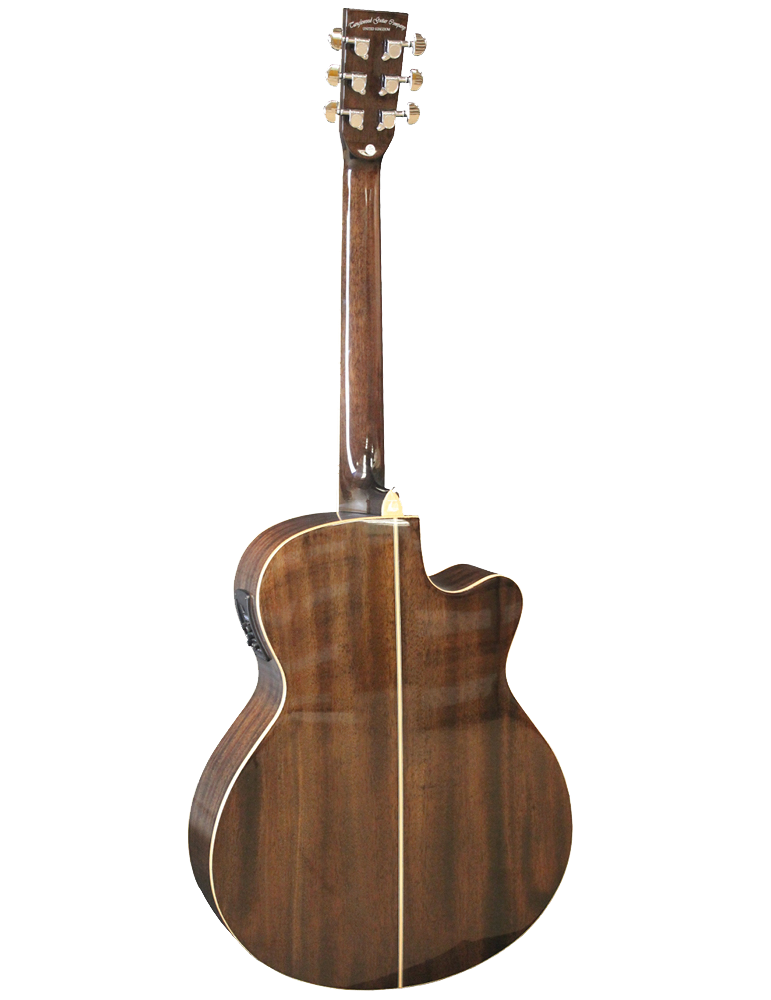 GUITARRA ACÚSTICA ELECTRIFICADA TANGLEWOOD TW4AVBLH MINI JUMBO CUTAWAY ZURDA