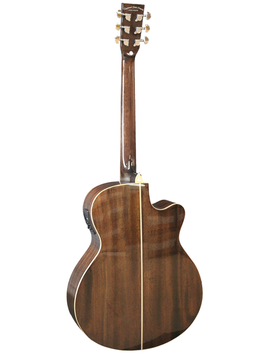 GUITARRA ACÚSTICA ELECTRIFICADA TANGLEWOOD TW4AVBLH MINI JUMBO CUTAWAY ZURDA