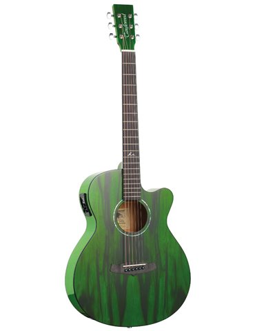 GUITARRA ACÚSTICA TANGLEWOOD AZURE SUPER FOLK VERDE