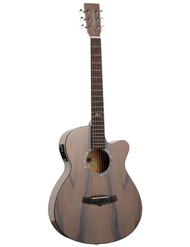GUITARRA ACÚSTICA TANGLEWOOD AZURE SUPER FOLK GRIS