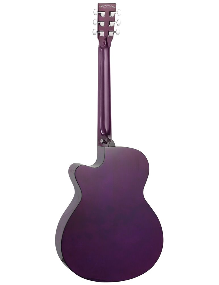 GUITARRA ACÚSTICA TANGLEWOOD AZURE SUPER FOLK PÚRPURA