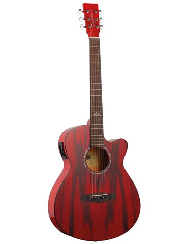 GUITARRA ACÚSTICA TANGLEWOOD AZURE SUPER FOLK ROJA