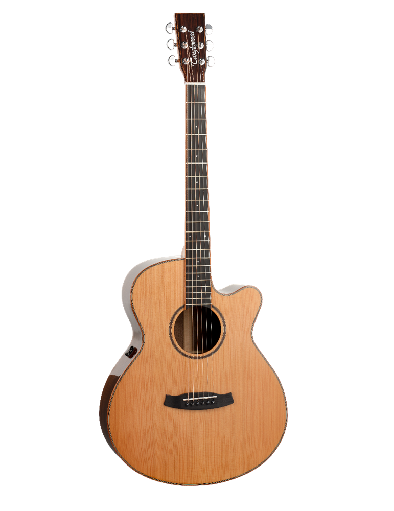 GUITARRA ACÚSTICA TANGLEWOOD SUPER FOLK CUTAWAY SERIE NEW ROSEWOOD SMART