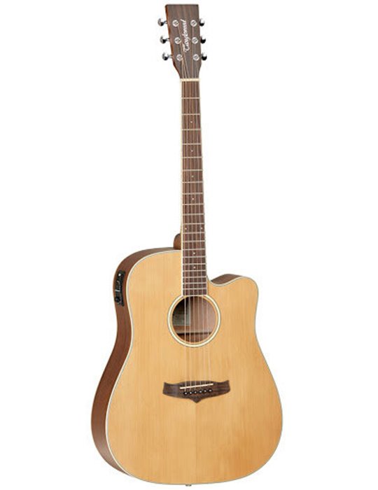 GUITARRA TANGLEWOOD DREADNOUGHT ELECTRIFICADA CON CUTAWAY
