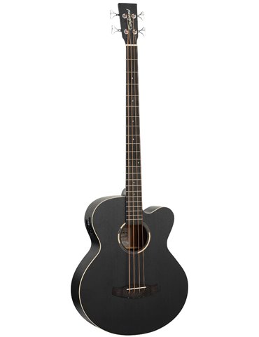 BAJO ACÚSTICO SUPER JUMBO CON CUTAWAY SERIE BLACK BIRD