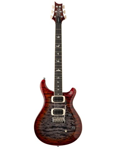 SE CUSTOM 24-08 QUILT CHARCOAL CHERRY BURST