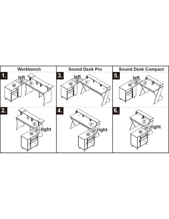 GLORIOUS MODULAR SIDE RACK ADAPTER BLACK
