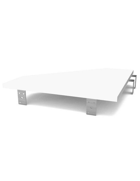GLORIOUS MODULAR SIDE RACK ADAPTER WHITE