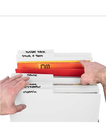 GLORIOUS VINYL LP DIVIDER SET WHITE (6 PCS.) 2