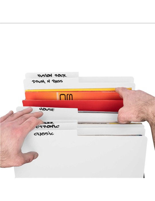 GLORIOUS VINYL LP DIVIDER SET WHITE (6 PCS.)