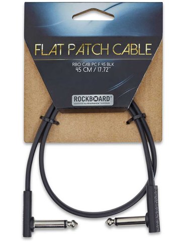 FLAT PATCH CABLE BLACK 45 CM